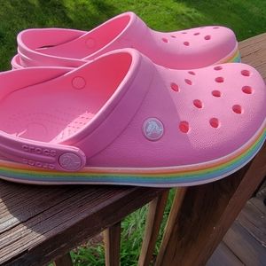 "Girls New Crocs"